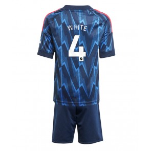 Arsenal Ben White #4 Dětské Venkovní dres komplet 2025-26 Krátký Rukáv (+ trenýrky)